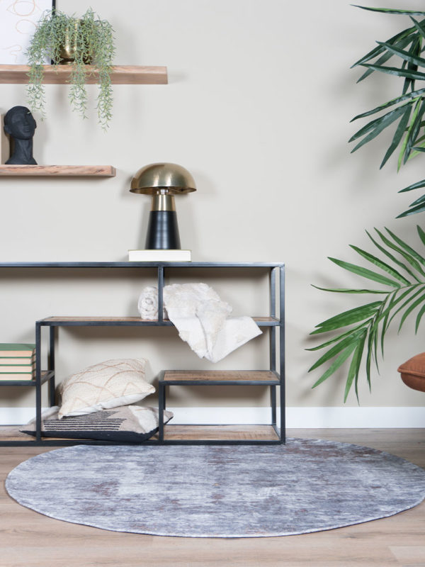 Vloerkleed Yara Gold ø160 cm - Afbeelding 2