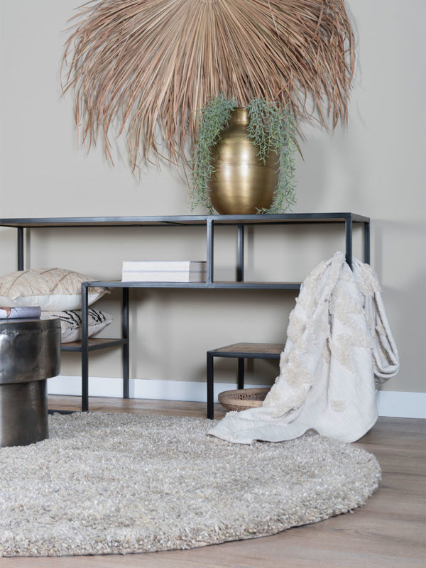 Vloerkleed Zumba Beige Rond ø160 cm - Afbeelding 2