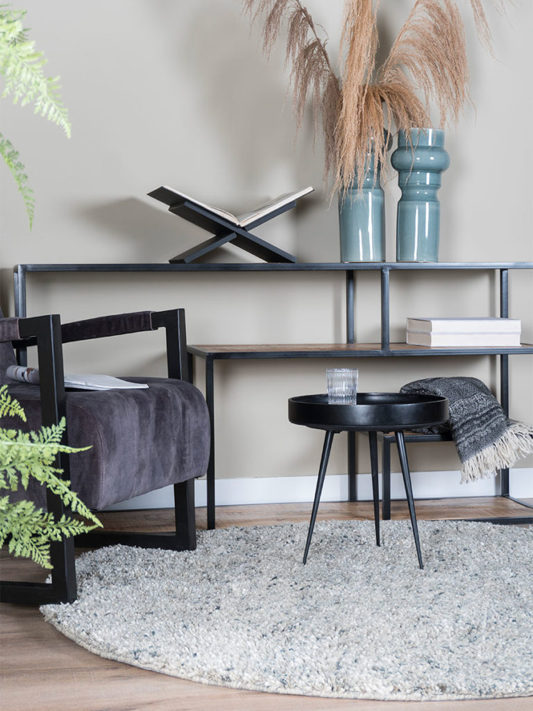 Vloerkleed Zumba Grey Rond ø160 cm - Afbeelding 2