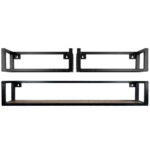 Wandplank Vintage - Set van 3 Groot