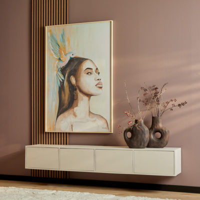 Zwevend tv-meubel Vision Sand | 200 cm