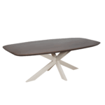 Eettafel Madison Walnoot | 160 cm | Deens Ovaal | Poot Zand