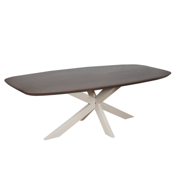 Eettafel Madison Walnoot | 240 cm | Deens Ovaal | Poot Zand - Afbeelding 2