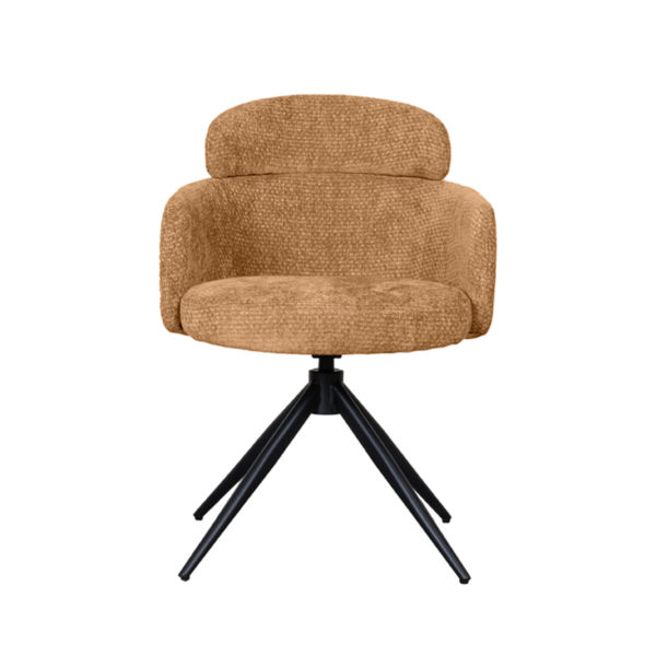 LABEL51 Eetkamerstoel Dinner - Hunter - Breathe - Black Frame - Afbeelding 6