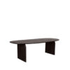 LABEL51 Eetkamertafel Cooper - Espresso - Mangohout - 250x110 cm - Afbeelding 2