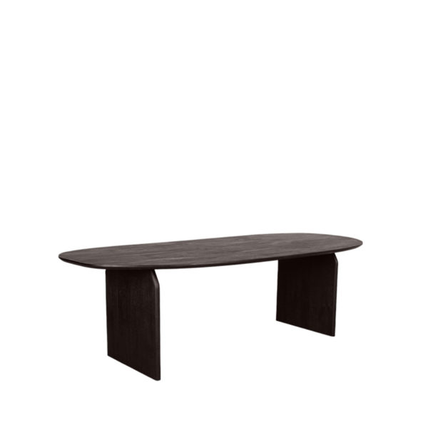 LABEL51 Eetkamertafel Cooper - Espresso - Mangohout - 250x110 cm - Afbeelding 2