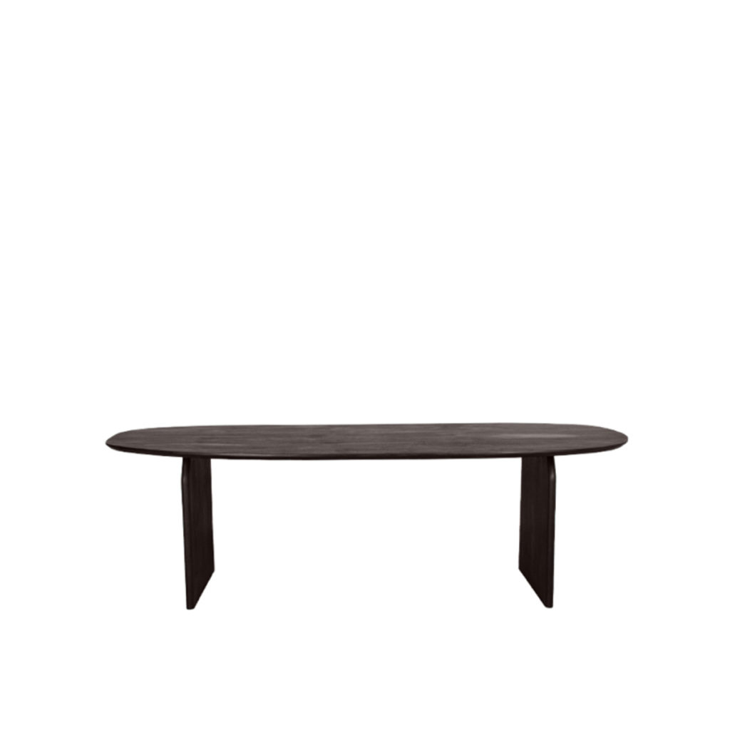LABEL51 Eetkamertafel Cooper - Espresso - Mangohout - 210x110 cm - Afbeelding 2