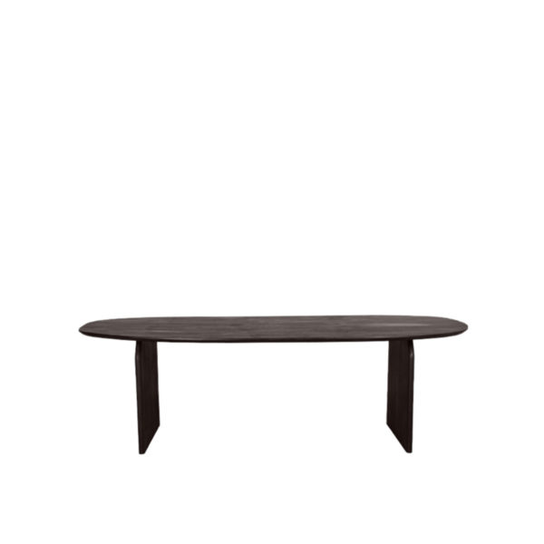 LABEL51 Eetkamertafel Cooper - Espresso - Mangohout - 210x110 cm - Afbeelding 2