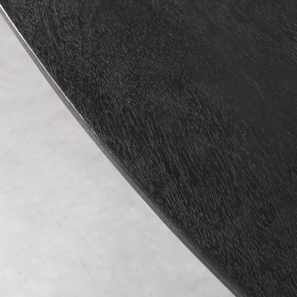 LABEL51 Eetkamertafel Cooper - Zwart - Mangohout - 210x110 cm - Afbeelding 3