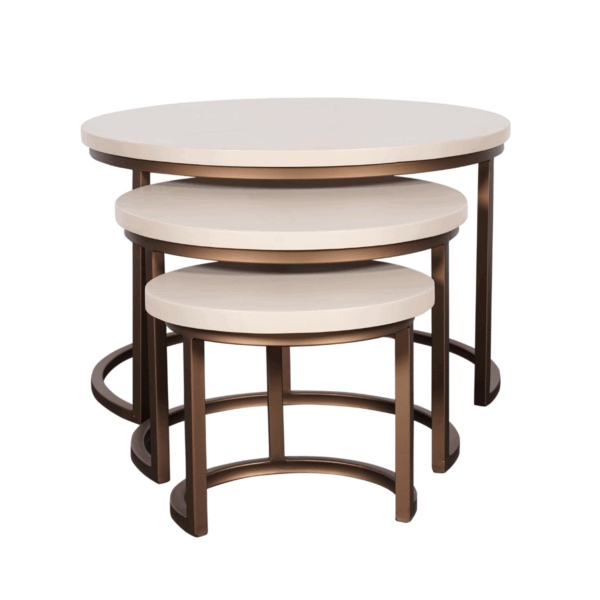 Salontafel Madison Sand | 70 cm | set van 3 - Afbeelding 3