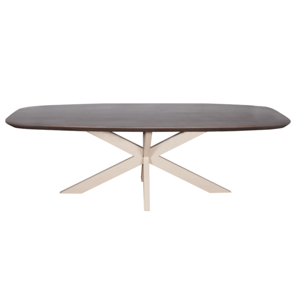 Eettafel Madison Walnoot | 200 cm | Deens Ovaal | Poot Zand - Afbeelding 3