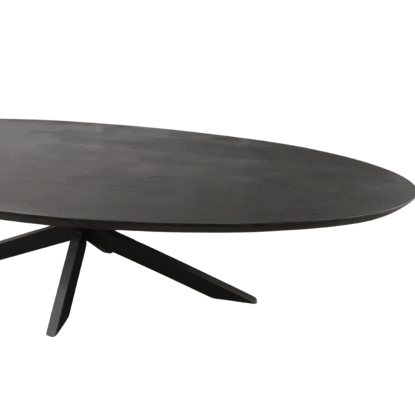 Eettafel Brandy Black | 300 cm | Ovaal - Afbeelding 7