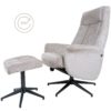 Relaxfauteuil Bindy + Hocker - Perfect Harmony - Taupe 04 - Afbeelding 2