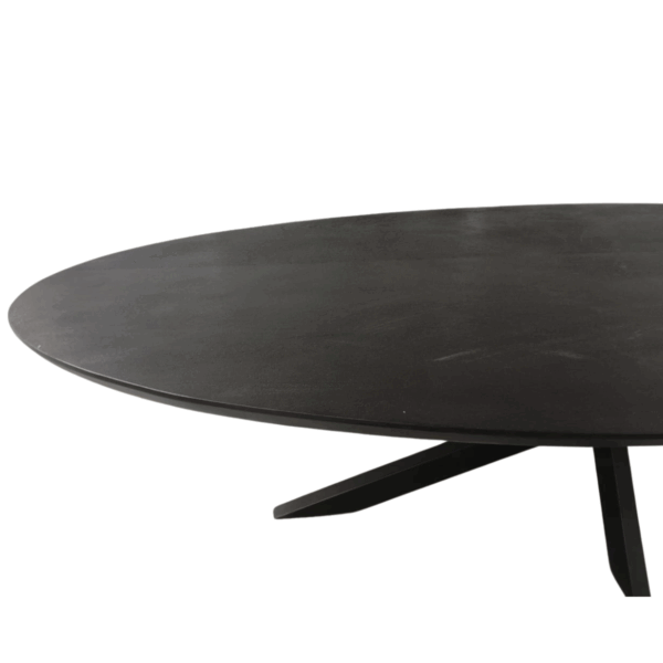 Eettafel Brandy Black | 300 cm | Ovaal - Afbeelding 9