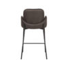 D-MAXX Barkruk Jari - Antraciet - Microfiber - Zithoogte 65 - Afbeelding 5