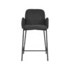 D-MAXX Barkruk Jari - Antraciet - Weave - Zithoogte 65 - Afbeelding 3