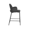 D-MAXX Barkruk Jari - Antraciet - Weave - Zithoogte 65 - Afbeelding 4