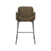 D-MAXX Barkruk Jari - Army green - Microfiber - Zithoogte 65 - Afbeelding 5