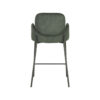D-MAXX Barkruk Jari - Army green - Ribcord - Zithoogte 65 - Afbeelding 5