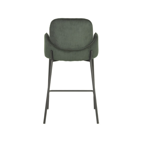 D-MAXX Barkruk Jari - Army green - Ribcord - Zithoogte 65 - Afbeelding 5