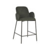 D-MAXX Barkruk Jari - Army green - Ribcord - Zithoogte 65 - Afbeelding 2