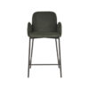 D-MAXX Barkruk Jari - Army green - Ribcord - Zithoogte 65 - Afbeelding 3