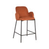 D-MAXX Barkruk Jari - Rust - Ribcord - Zithoogte 65 - Afbeelding 2
