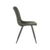 LABEL51 Eetkamerstoel Jort - Army green - Ribcord - Black Frame - Afbeelding 3