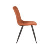 LABEL51 Eetkamerstoel Jort - Rust - Ribcord - Black Frame - Afbeelding 3