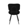 LABEL51 Eetkamerstoel Ted - Zwart - Teddy - Black Frame - Afbeelding 4