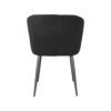 LABEL51 Eetkamerstoel Whirl - Zwart - Teddy - Black Frame - Afbeelding 4