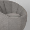 LABEL51 Fauteuil Crown - Grijs - Boucle - Afbeelding 6