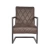 D-MAXX Fauteuil Denmark - Antraciet - Microfiber - Afbeelding 2