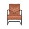 D-MAXX Fauteuil Denmark - Cognac - Microfiber - Afbeelding 2