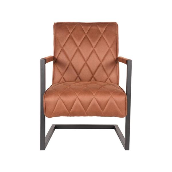 D-MAXX Fauteuil Denmark - Cognac - Microfiber - Afbeelding 2