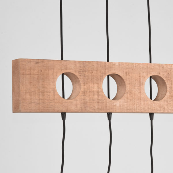 LABEL51 Hanglamp Timber - Zwart - Metaal - Afbeelding 3