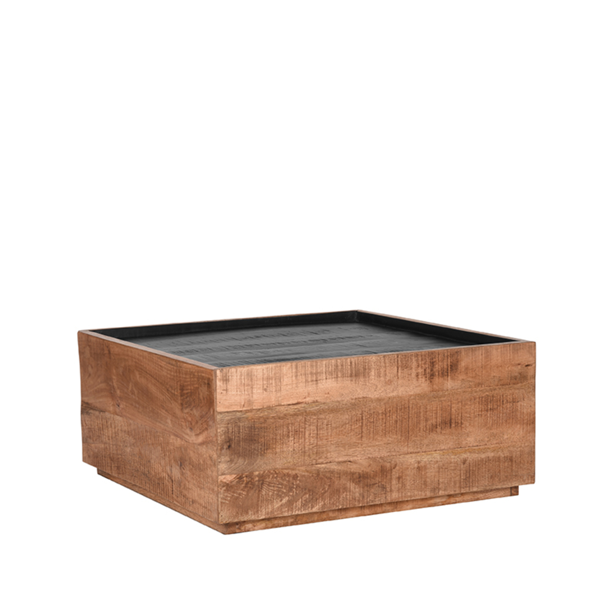Het Steigerhouthuis LABEL51 Salontafel Noble - Rough - Mangohout - 80x80 cm