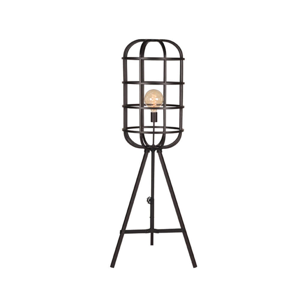 LABEL51 Vloerlamp Twine - Zwart - Metaal