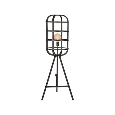 LABEL51 Vloerlamp Twine - Zwart - Metaal