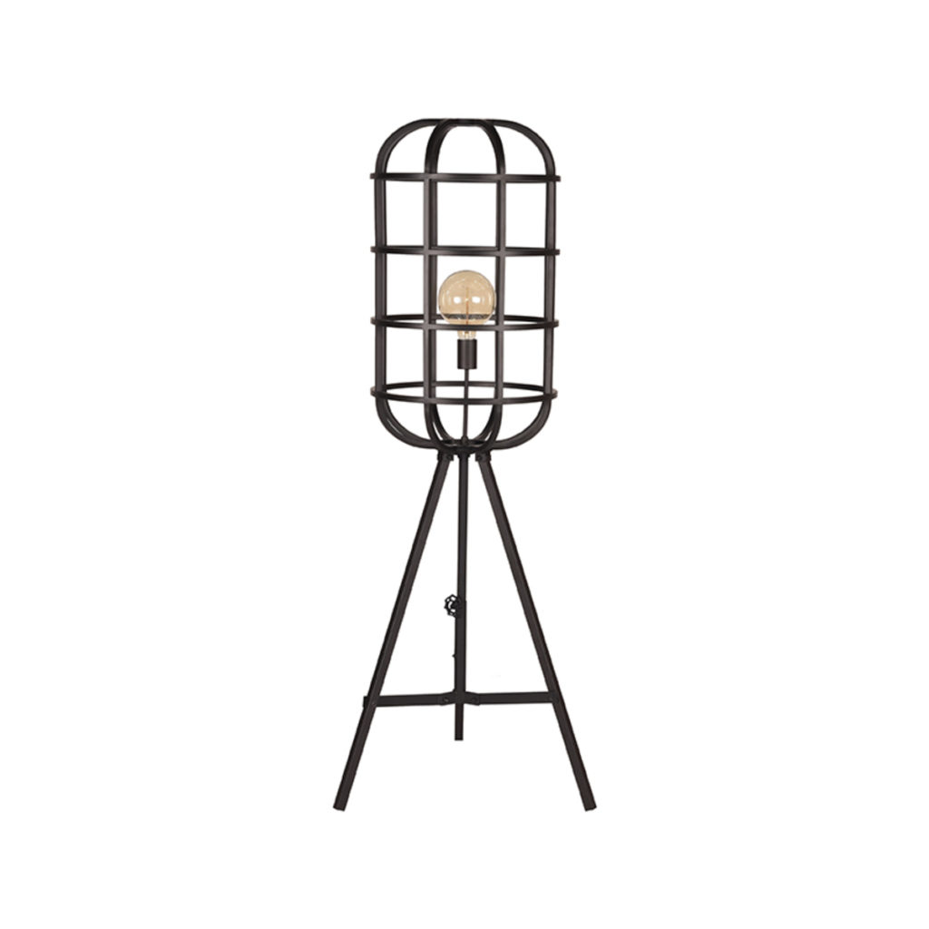 LABEL51 Vloerlamp Twine - Zwart - Metaal - Afbeelding 2