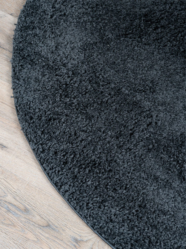 Vloerkleed Buddy Antraciet ø200 cm - Afbeelding 4