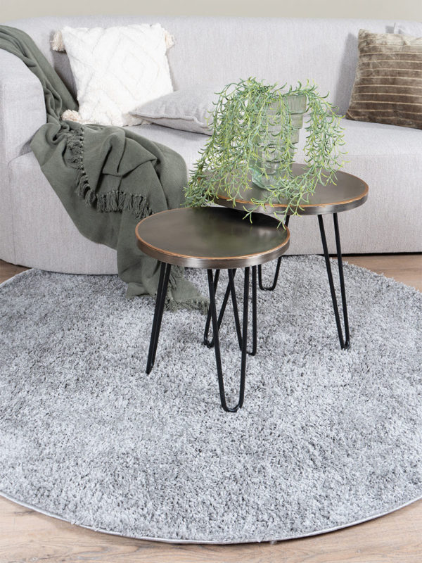 Vloerkleed Buddy Grey ø200 cm - Afbeelding 2