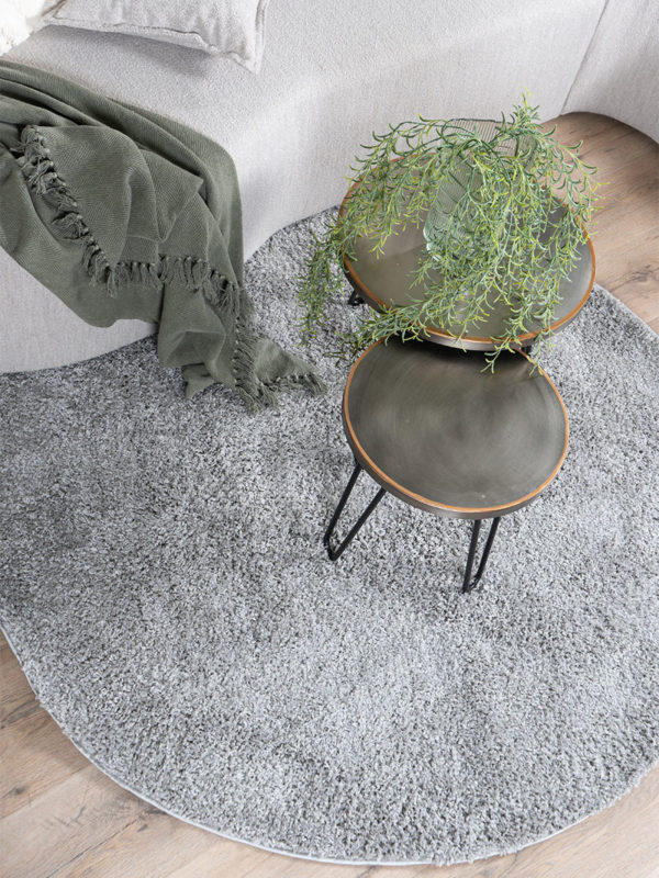 Vloerkleed Buddy Grey ø200 cm - Afbeelding 5