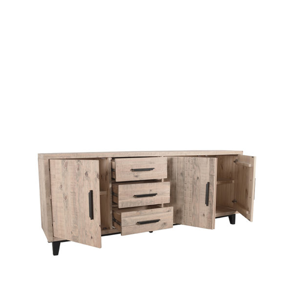 LABEL51 Dressoir Lima - Naturel - Pine - Afbeelding 2