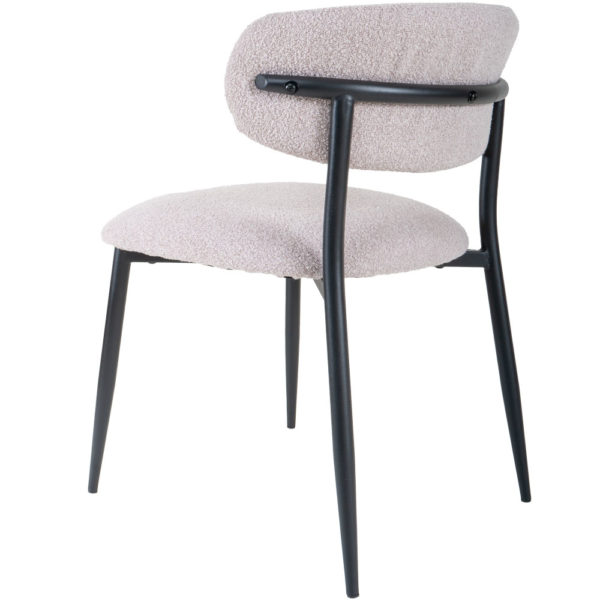 Eetkamerstoel Dion - Bouclé - Naturel - Afbeelding 3