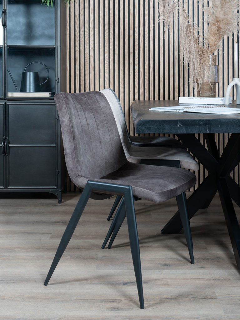 Eetkamerstoel Flynn Antraciet - Afbeelding 2