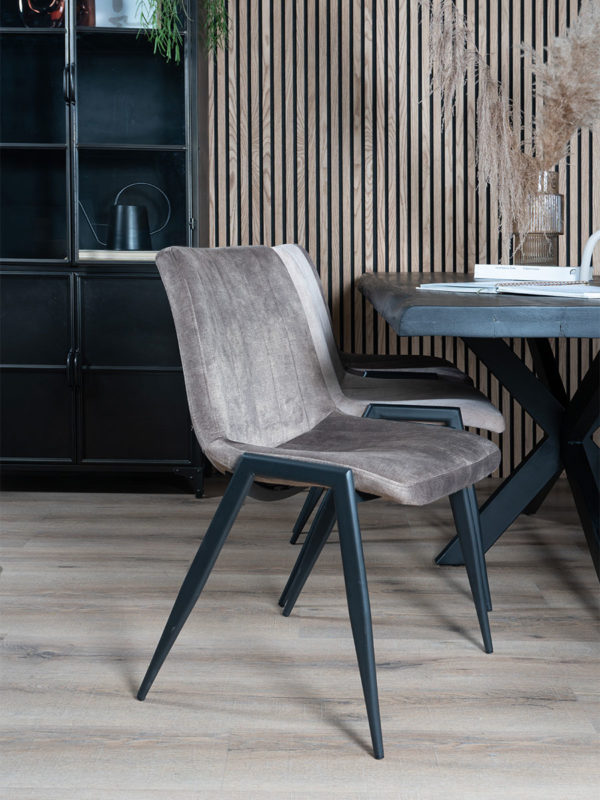 Eetkamerstoel Flynn Grey - Afbeelding 2
