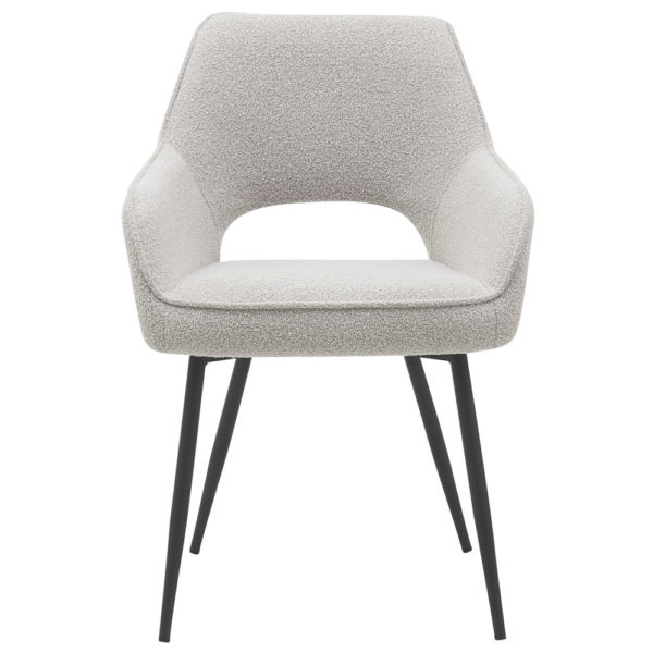 Eetkamerstoel Gina - Bouclé - Naturel - Afbeelding 3