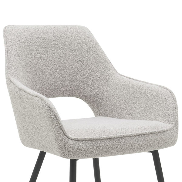 Eetkamerstoel Gina - Bouclé - Naturel - Afbeelding 2