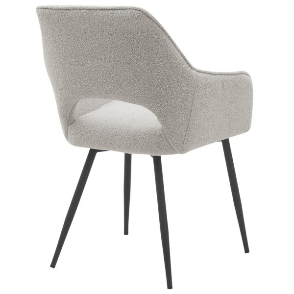 Eetkamerstoel Gina - Bouclé - Naturel - Afbeelding 5